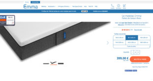 Prix matelas Emma