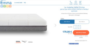 Matelas enfant Emma kids