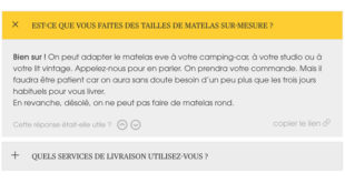 Matelas Eve sur mesure